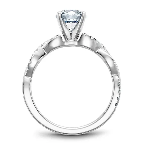 0.16ctw Round Engagement Ring