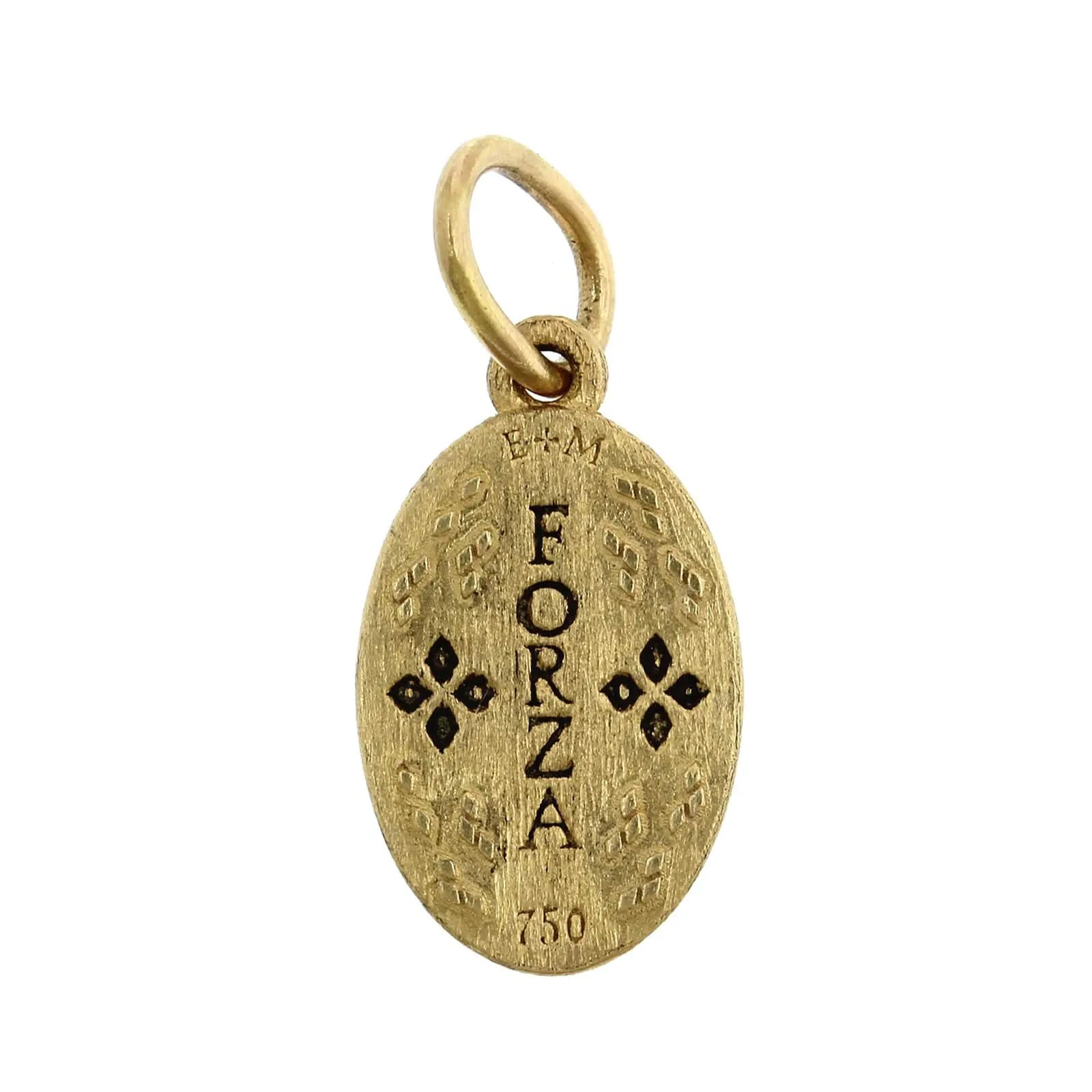 18K Yellow Gold Baby Ruche Elephant Charm
