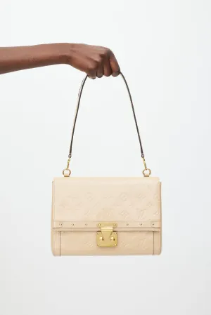 2015 Beige Monogram Vernis Leather Venice Dune Bag