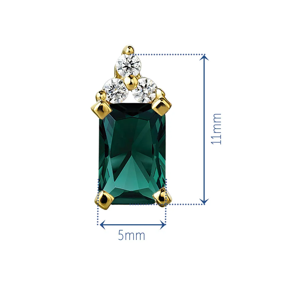 2.3 ct. t.w. Emerald Inspiration Earrings