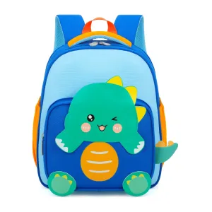 3D Dino Design School Backpack For Kids