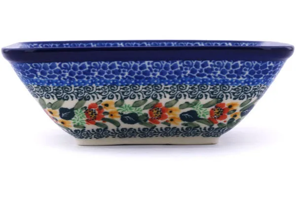 6" Square Bowl - Splendid Meadow