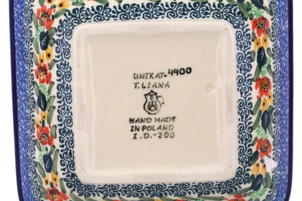 6" Square Bowl - Splendid Meadow