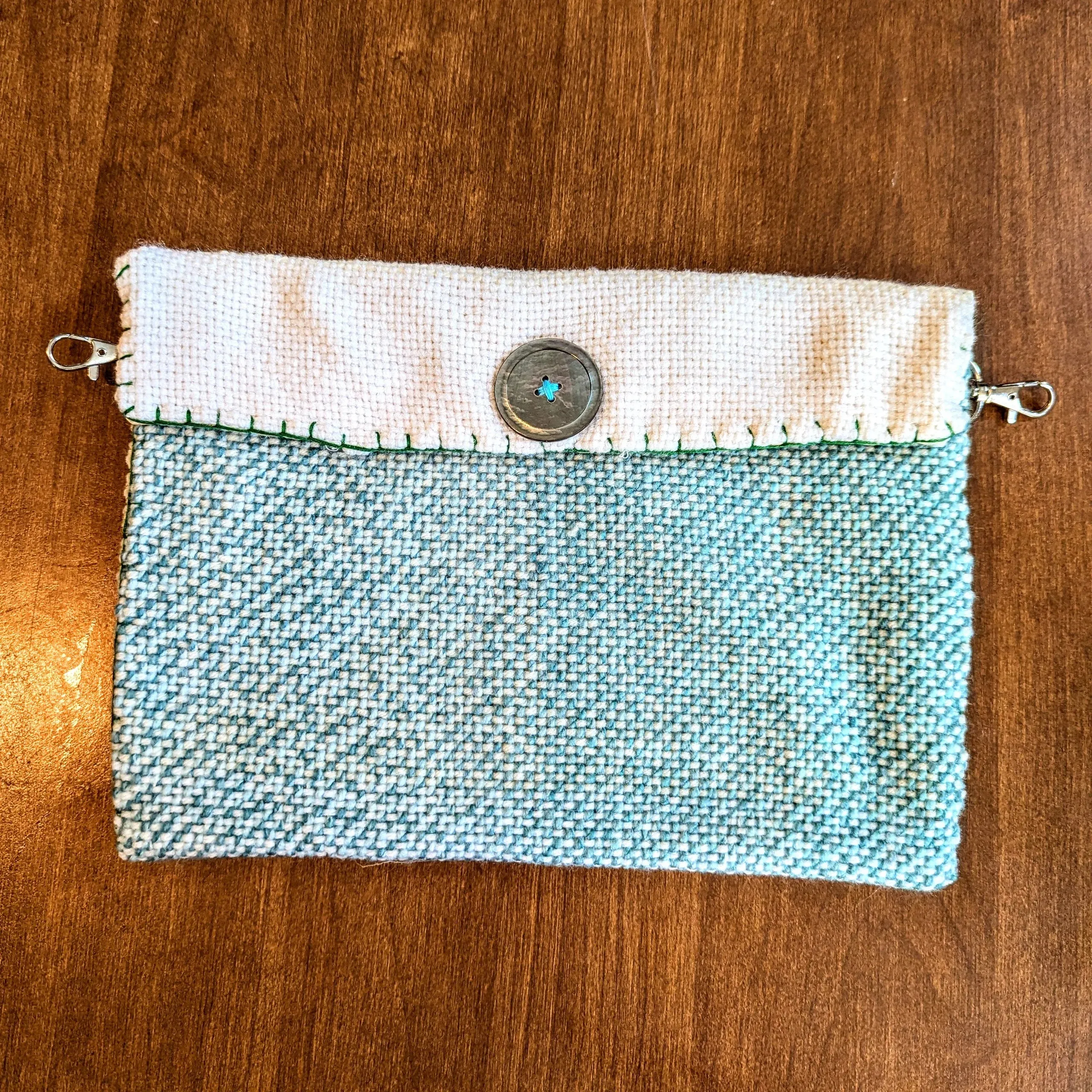Abalone Shell Button Transformer Bag