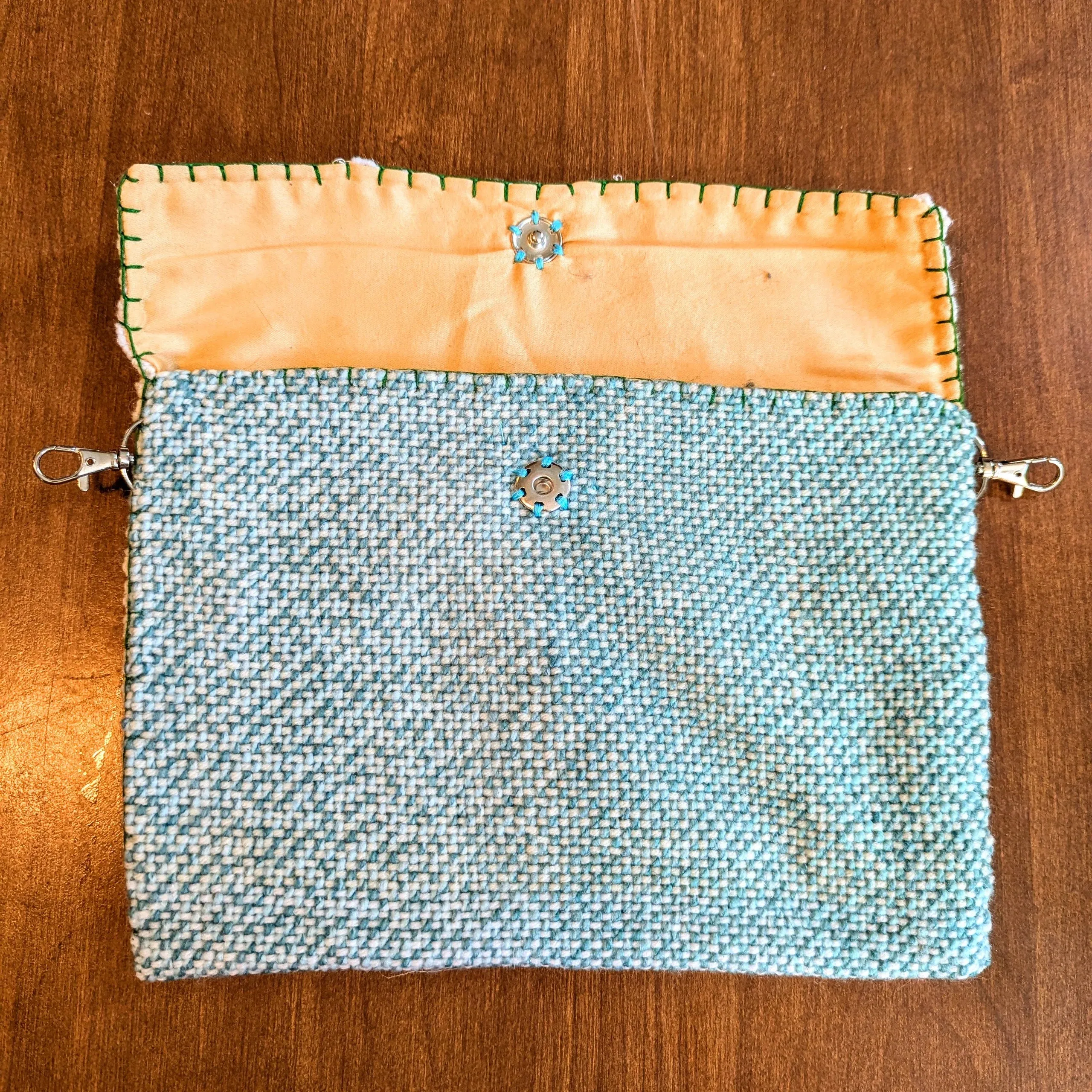 Abalone Shell Button Transformer Bag