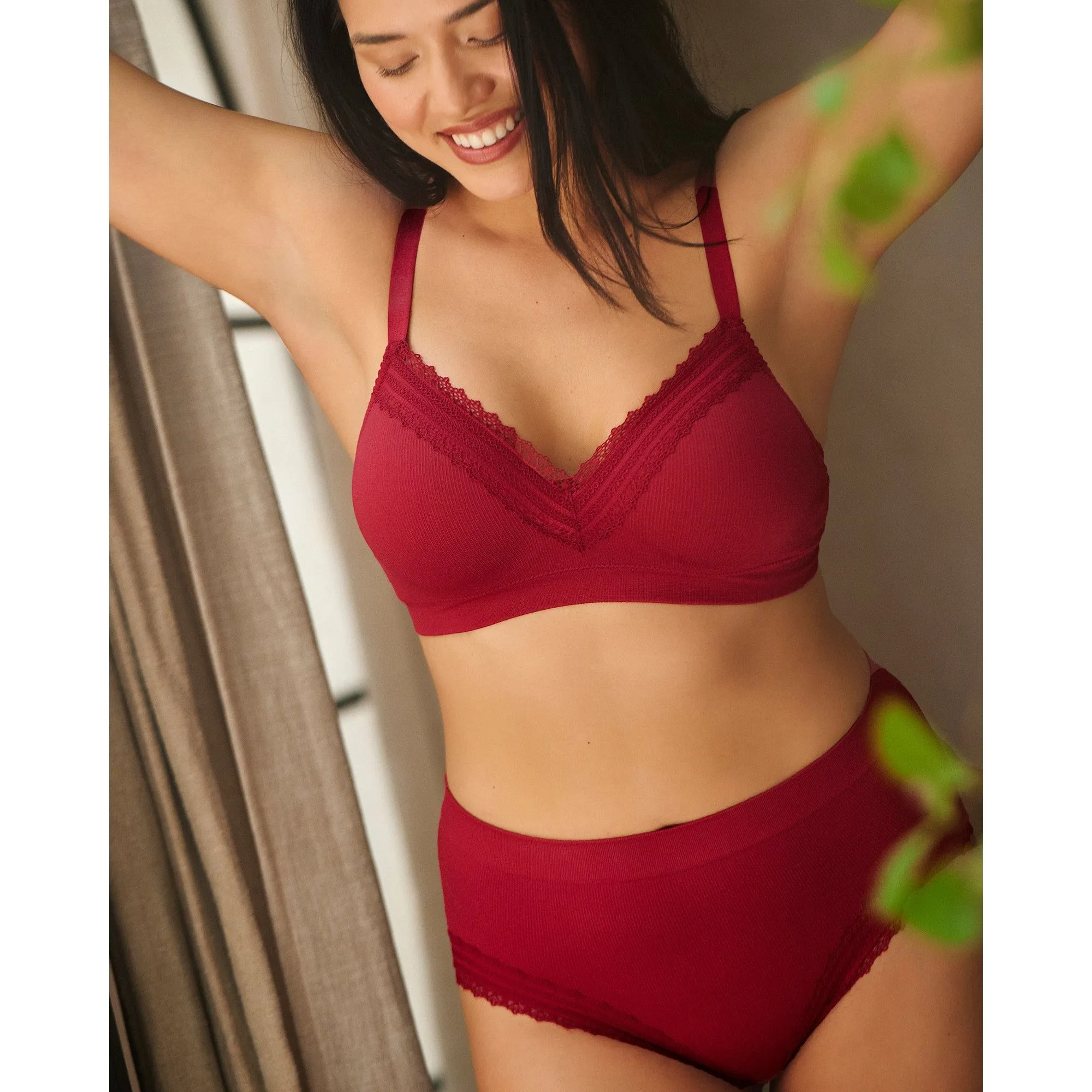 Agathe Ribbed Full Coverage Shorty Underwear
