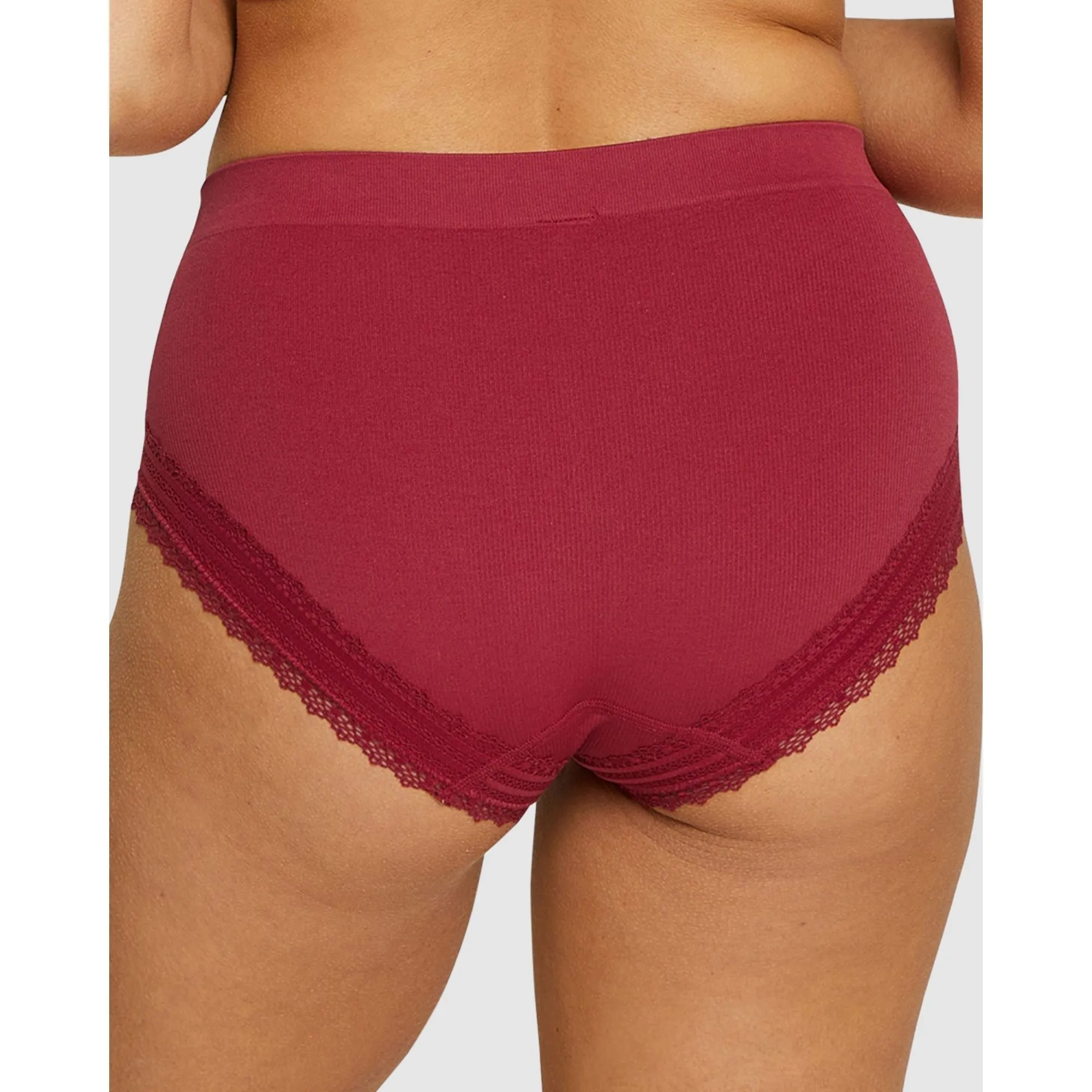 Agathe Ribbed Full Coverage Shorty Underwear
