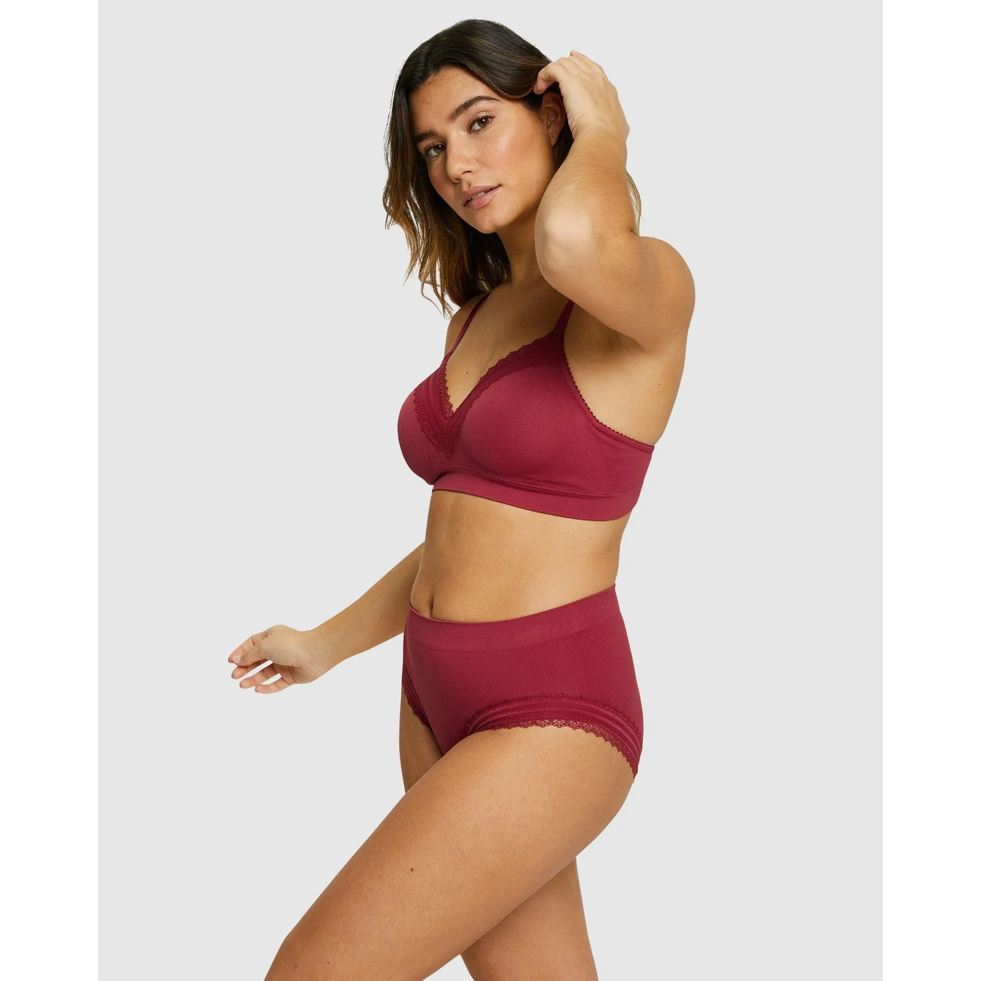 Agathe Ribbed Full Coverage Shorty Underwear