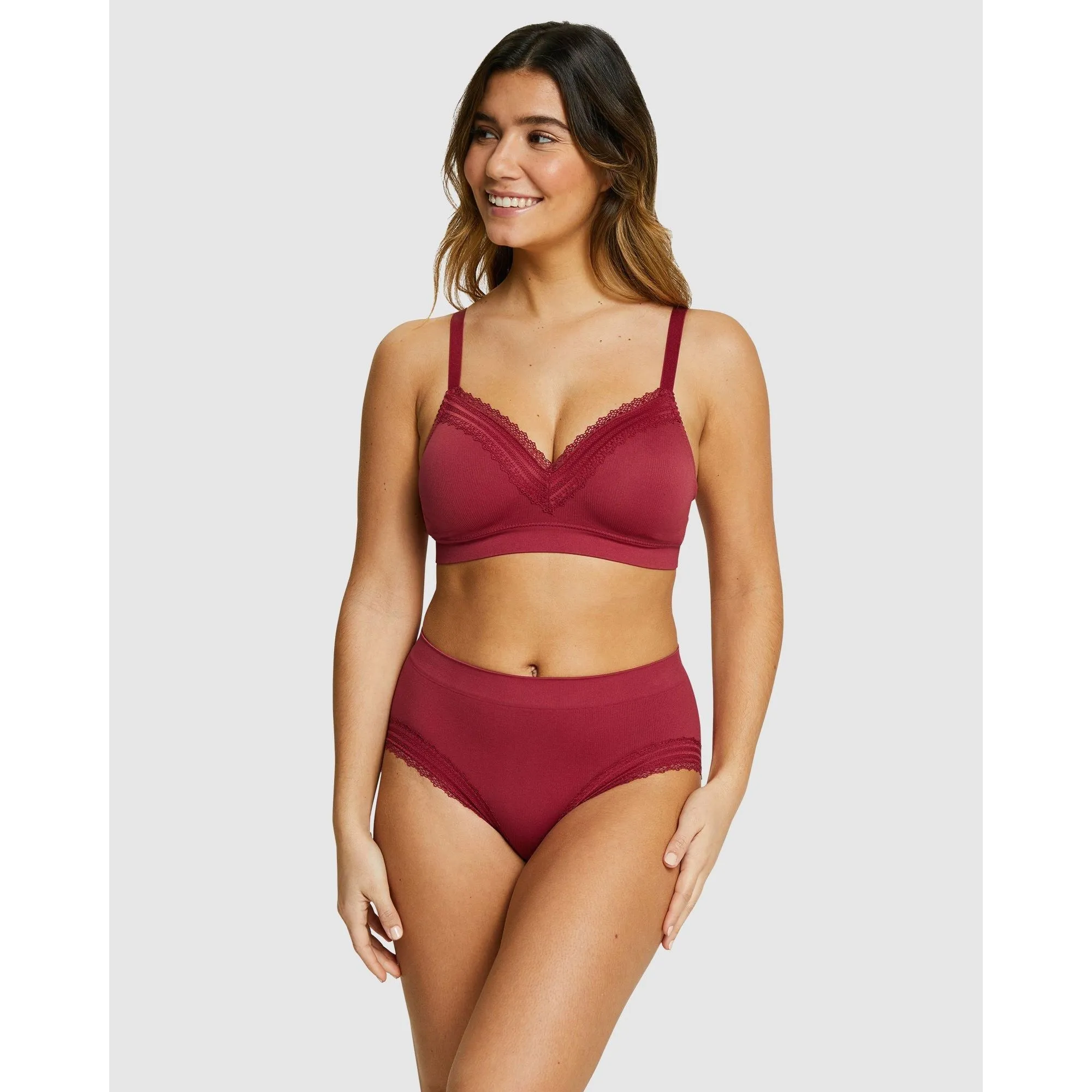 Agathe Ribbed Full Coverage Shorty Underwear