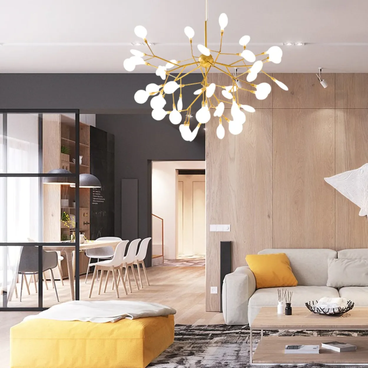 ANKUR FIREFLY CHANDELIER