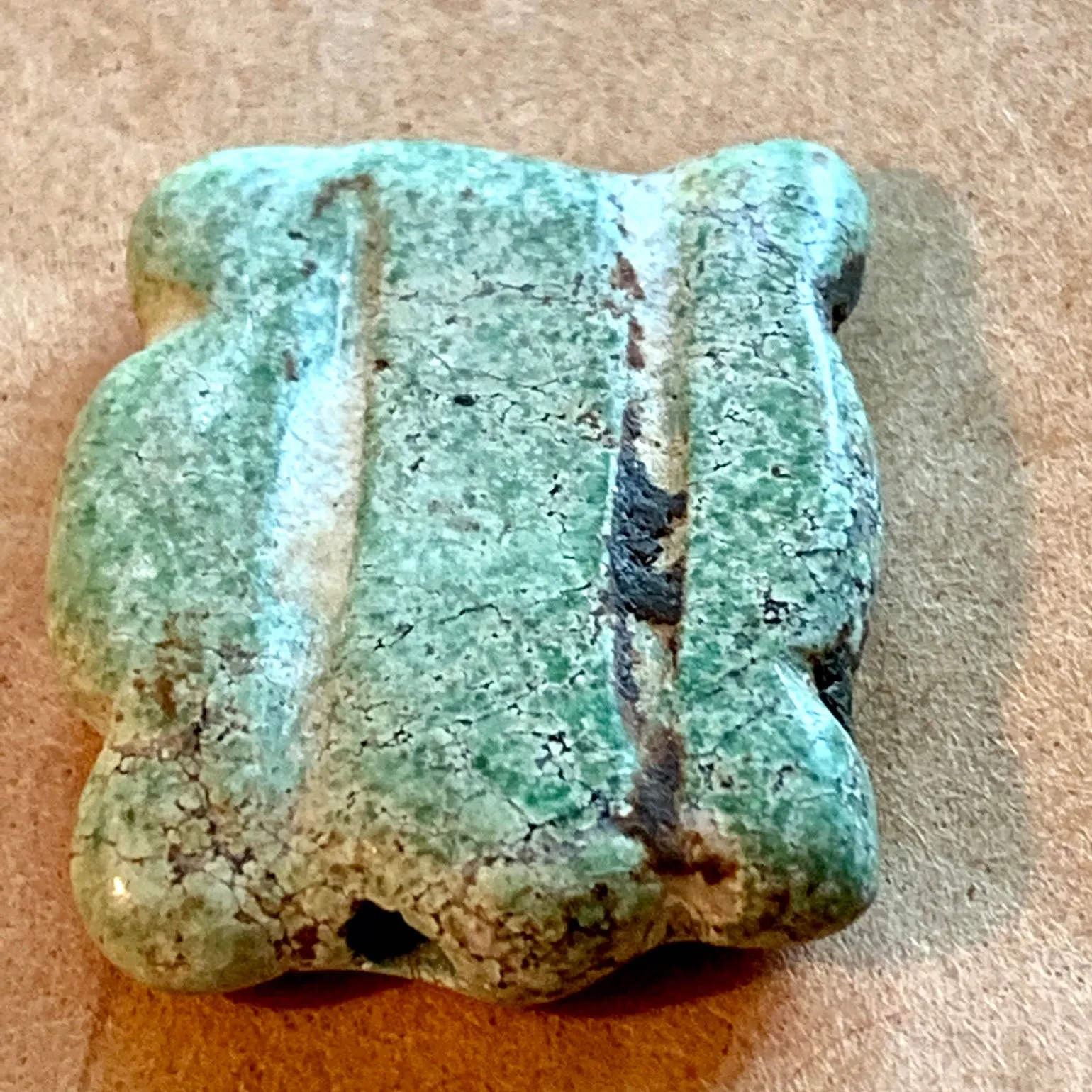 Antique Carved Tibetan Turquoise
