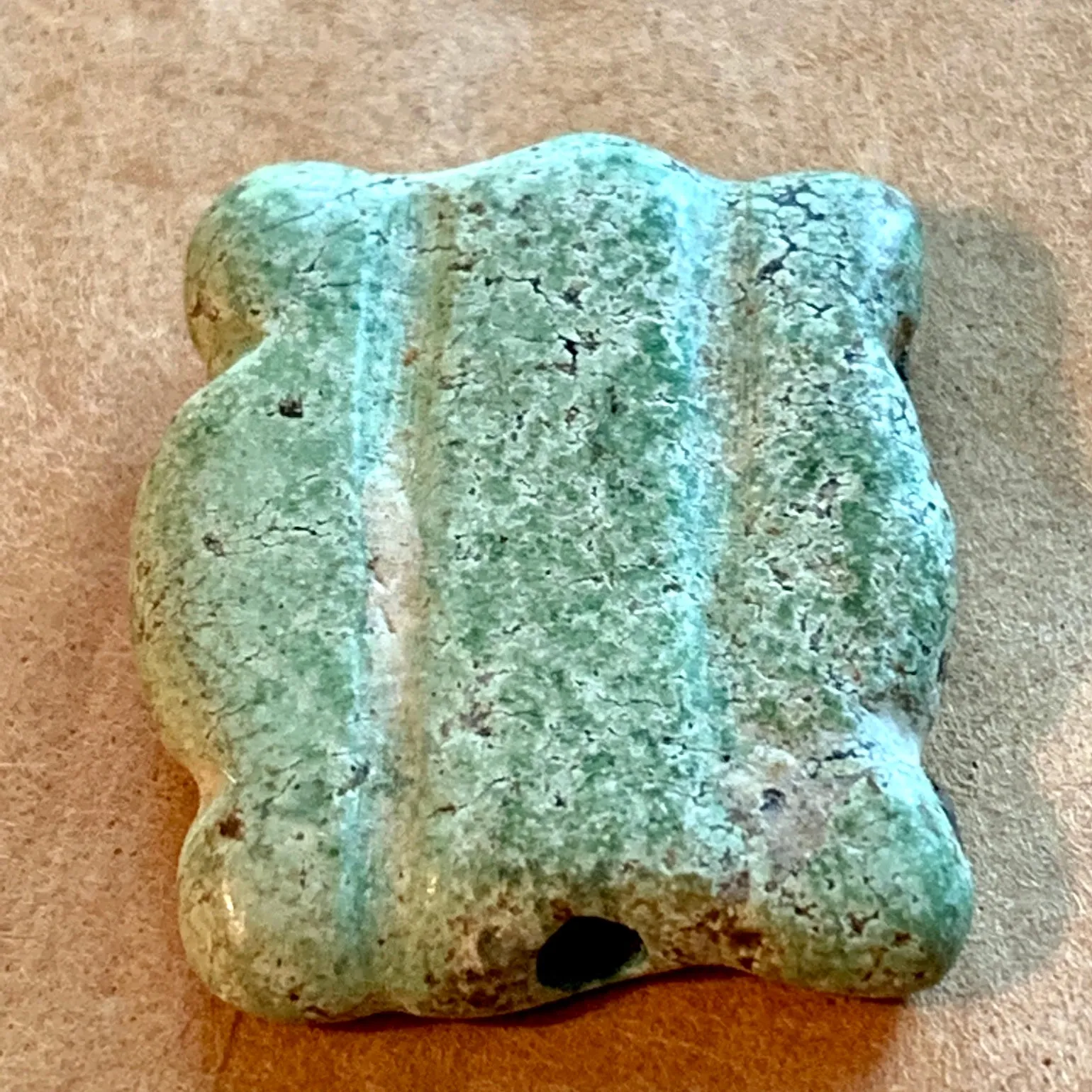 Antique Carved Tibetan Turquoise