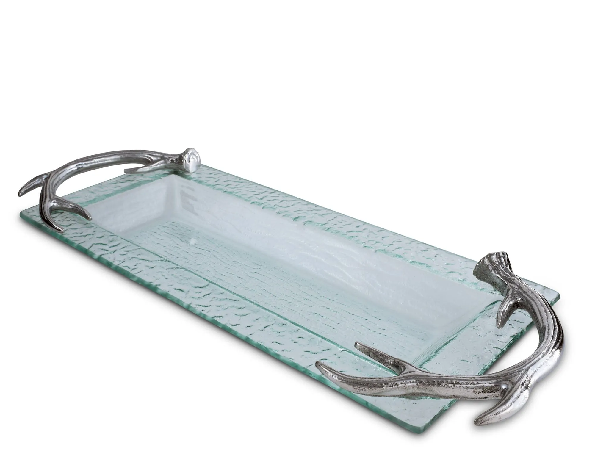 Antler Glass Oblong Tray