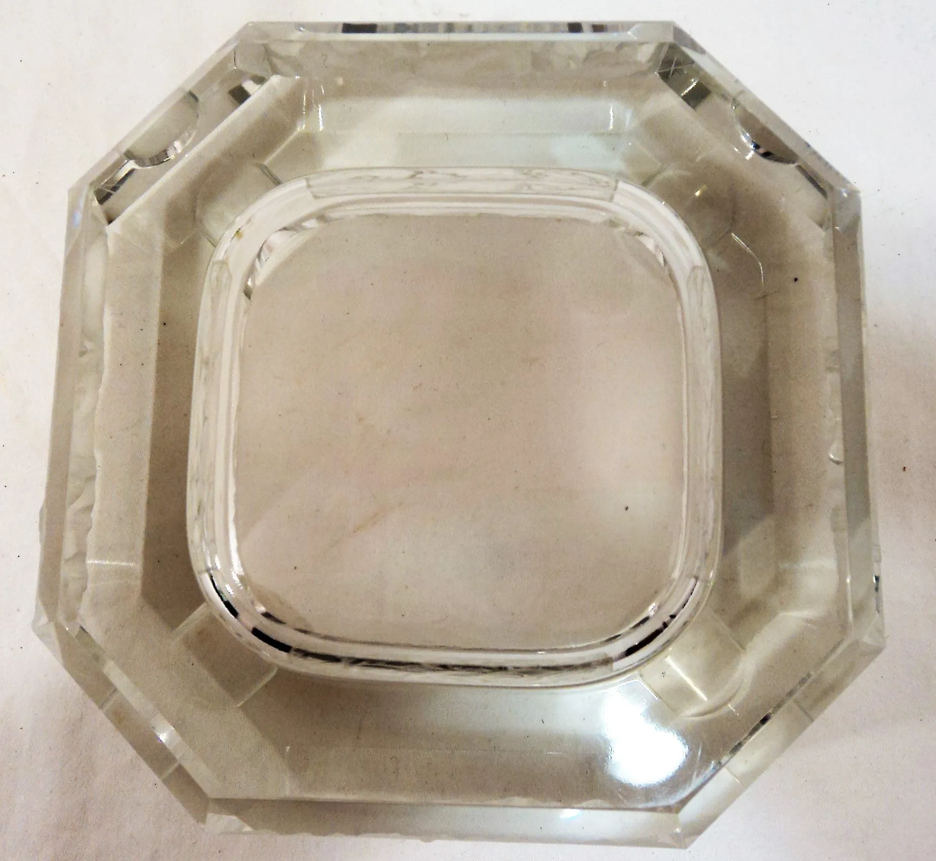 Art Deco Zodiac Crystal Ash Tray