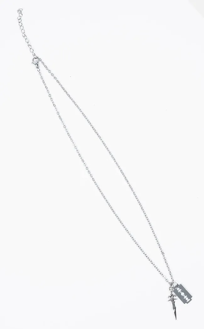 Baph-ame Razor Necklace