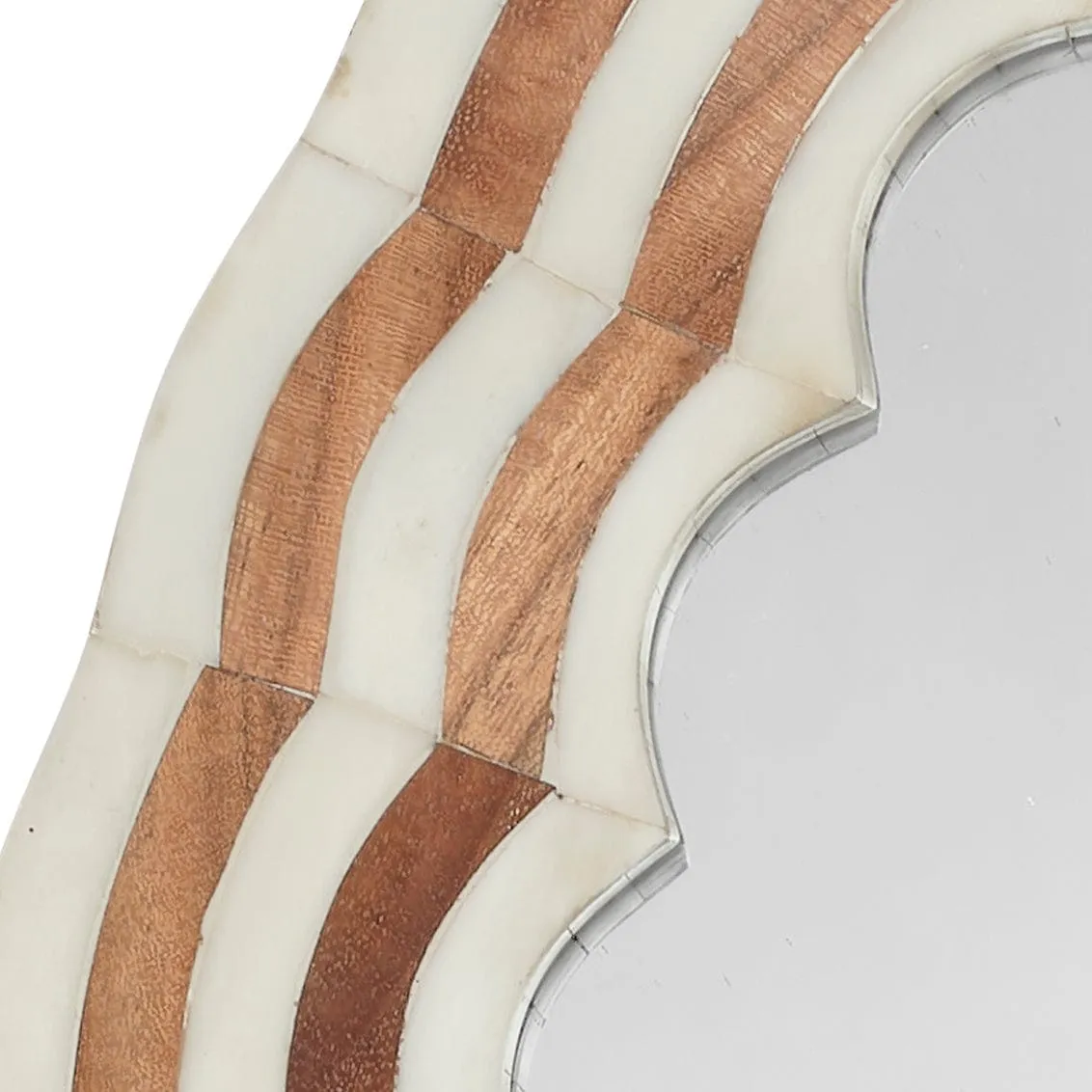 Bardot Bone & Wood Mirror