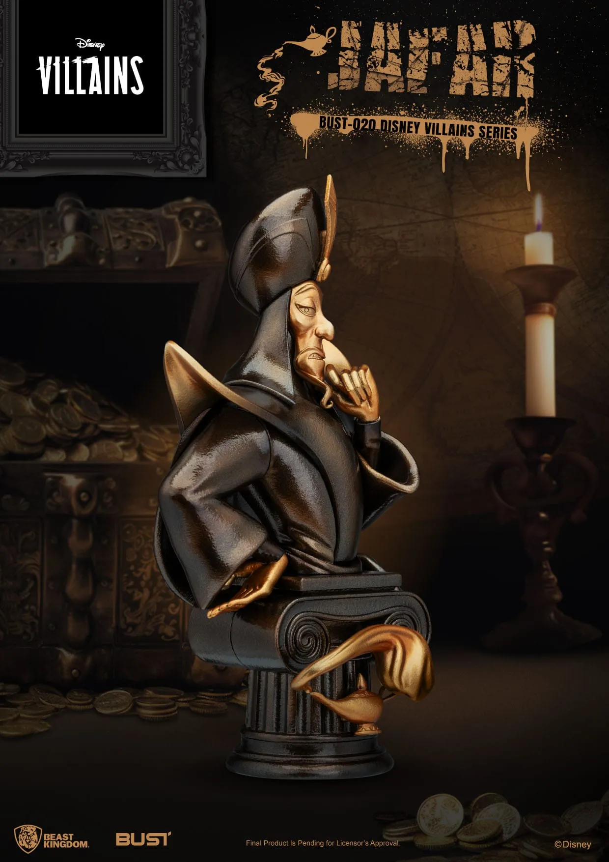 Beast Kingdom Disney Villains Series Jafar PVC Bust