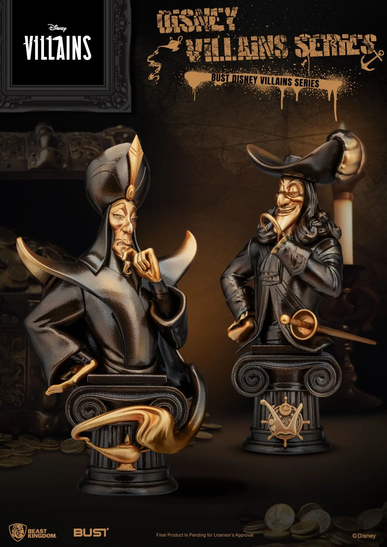 Beast Kingdom Disney Villains Series Jafar PVC Bust