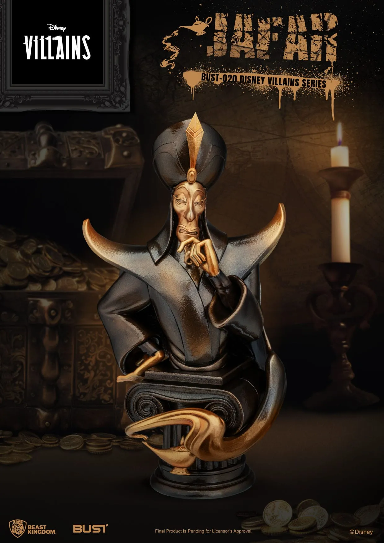 Beast Kingdom Disney Villains Series Jafar PVC Bust