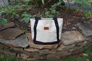 Black and White Canvas Tote