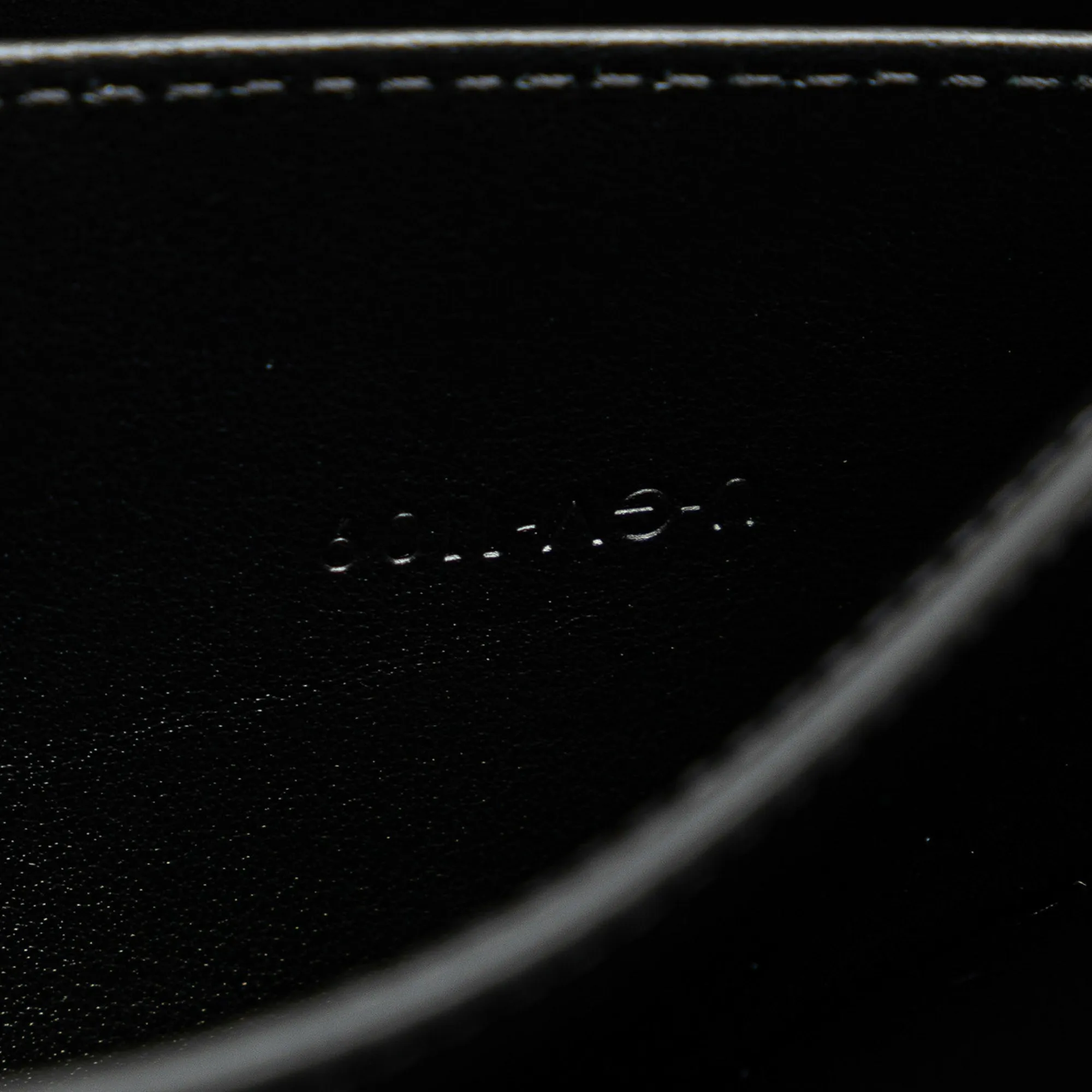 Black Celine Studded Leather Evening Long Clutch