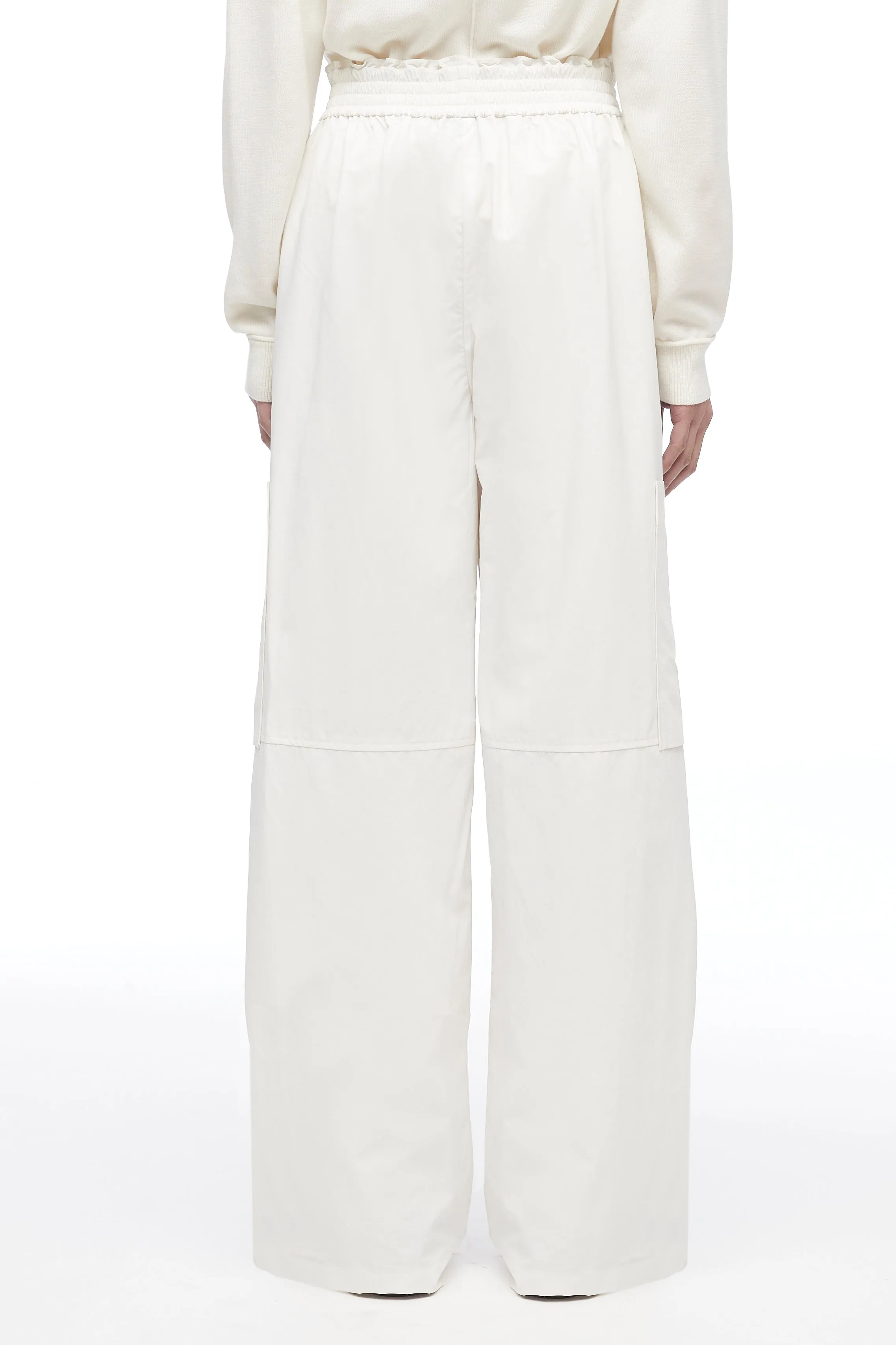 Black Recycled Tech Poly Cargo Pant
