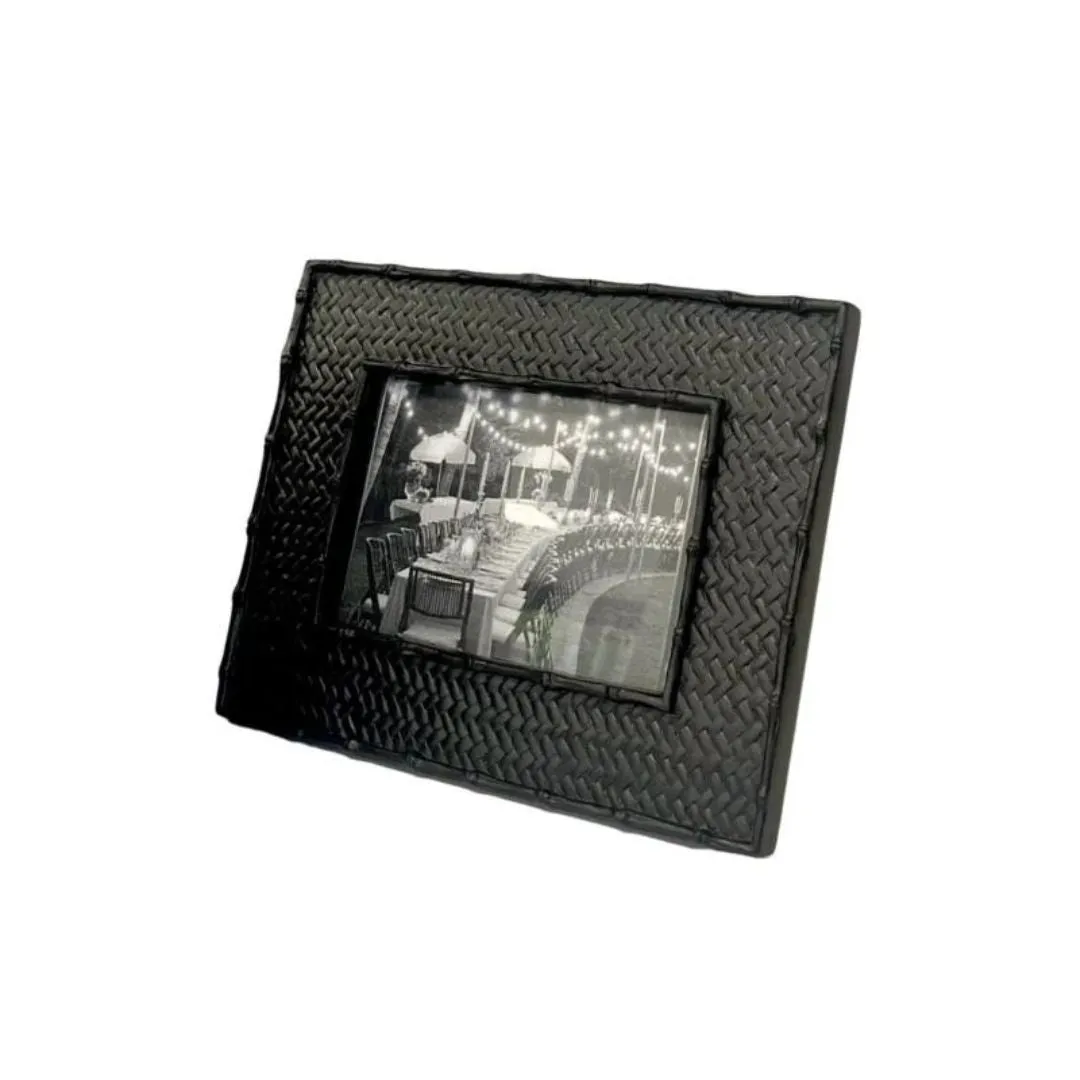 Black Weave Singapore Frame | 4 x6"