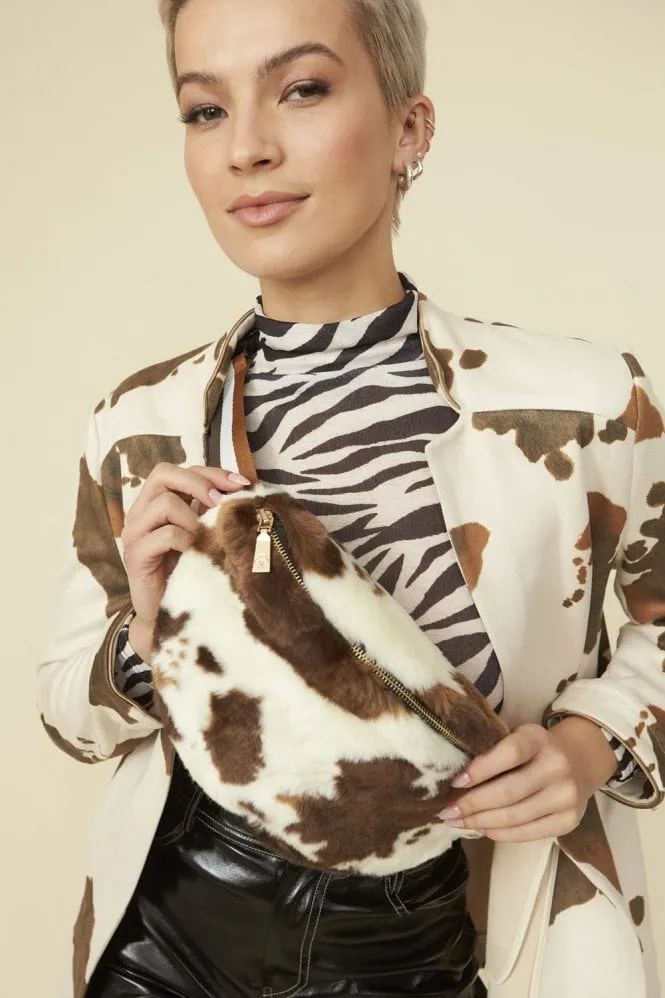 Buy Me Fur - Cream Faux Fur Bum Bag