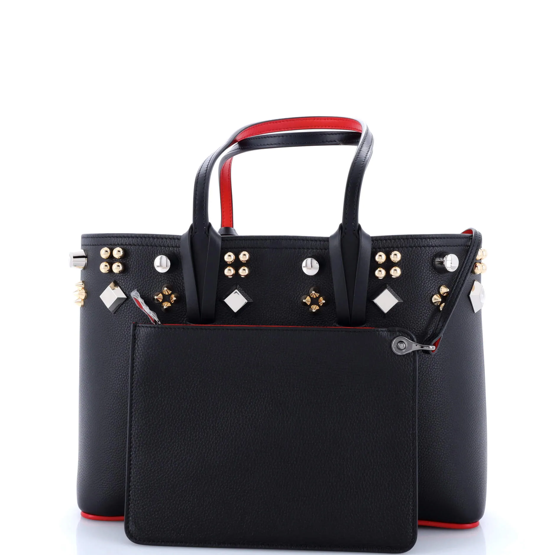 Cabata Empire Tote Studded Leather Small