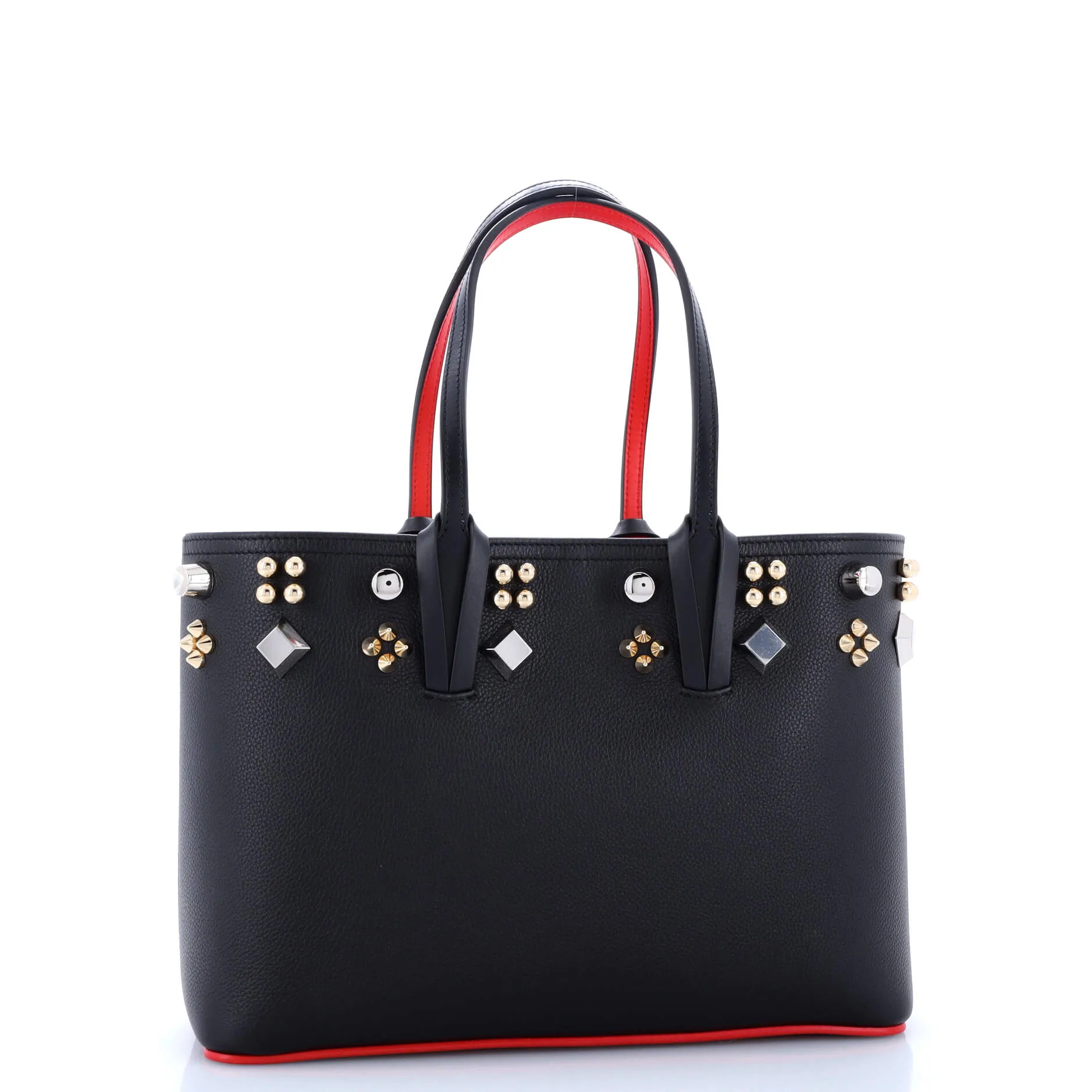 Cabata Empire Tote Studded Leather Small