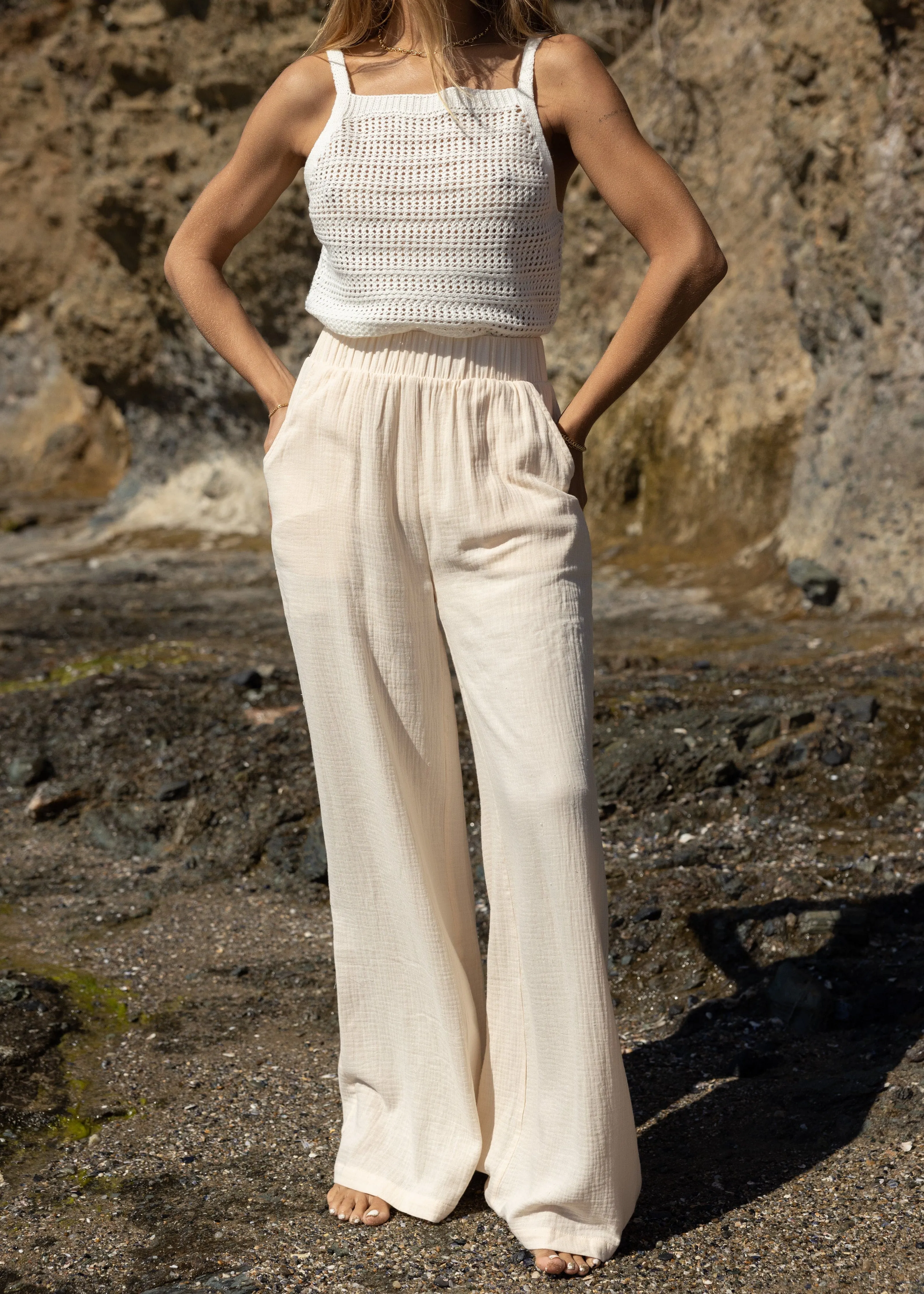 Cabrillo Gauze Beach Pant