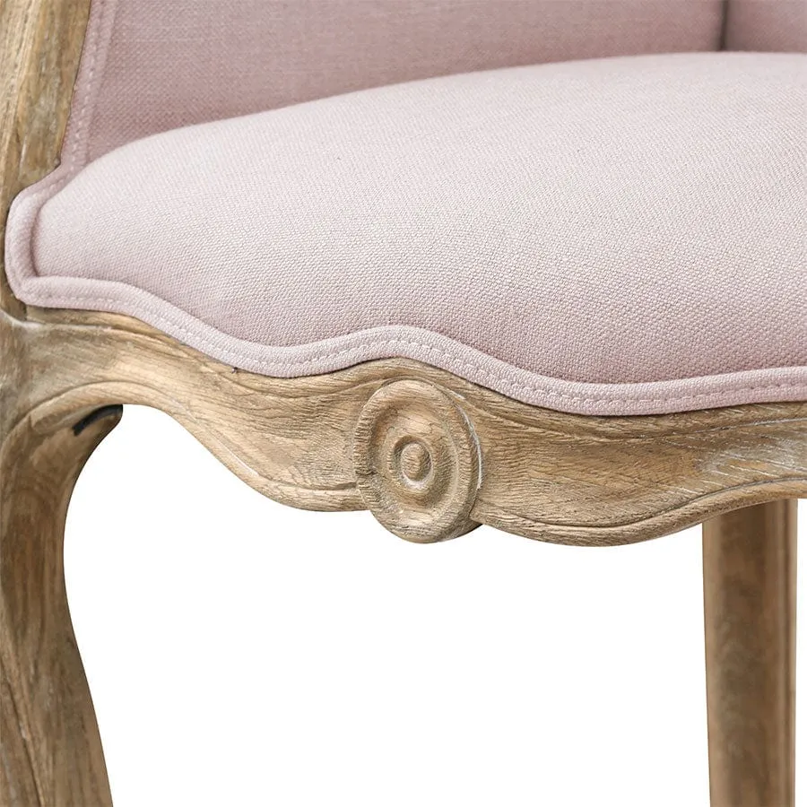 Cabriole Elizabeth Chair Dusty Pink