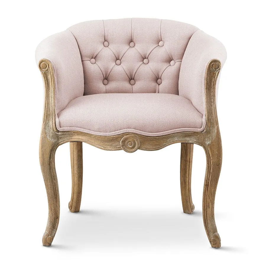 Cabriole Elizabeth Chair Dusty Pink
