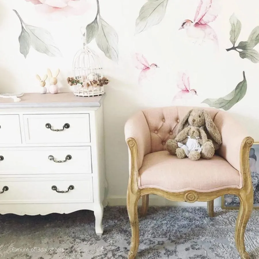 Cabriole Elizabeth Chair Dusty Pink