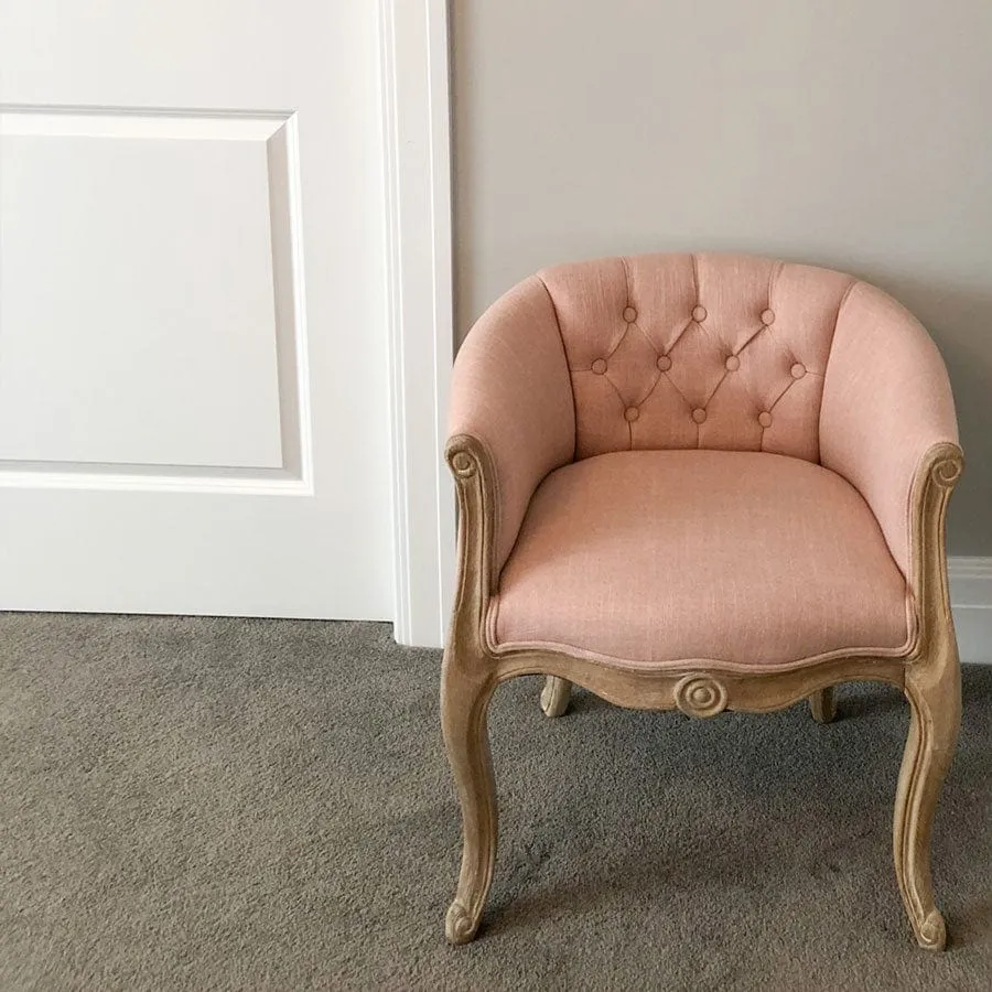 Cabriole Elizabeth Chair Dusty Pink