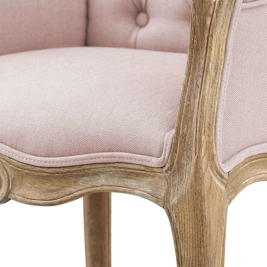 Cabriole Elizabeth Chair Dusty Pink