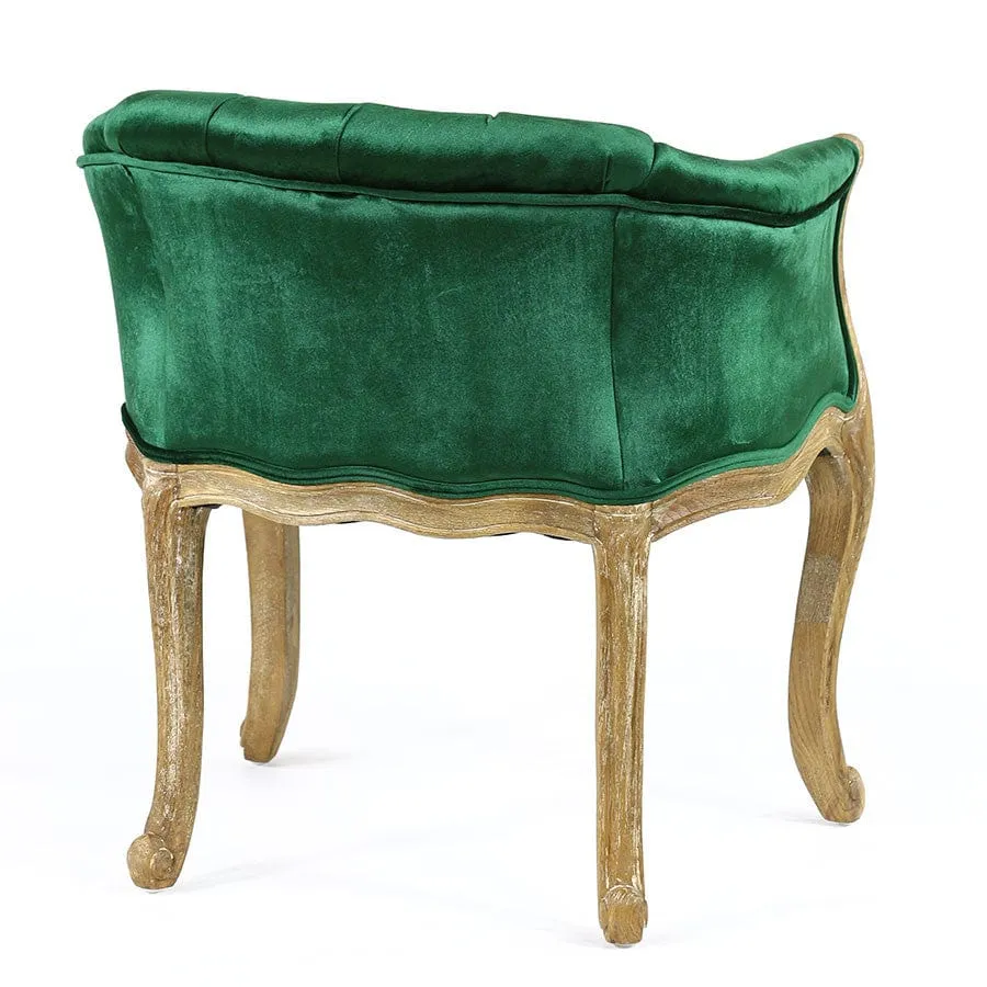 Cabriole Elizabeth Chair Emerald