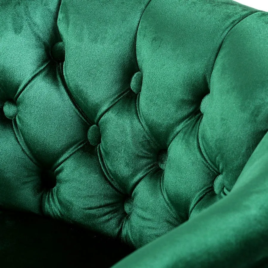 Cabriole Elizabeth Chair Emerald