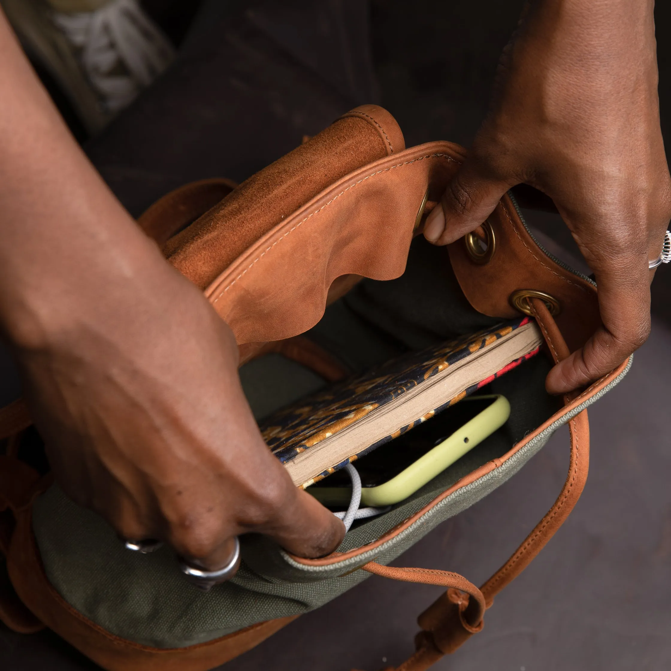 Canvas Cecilia Backpack