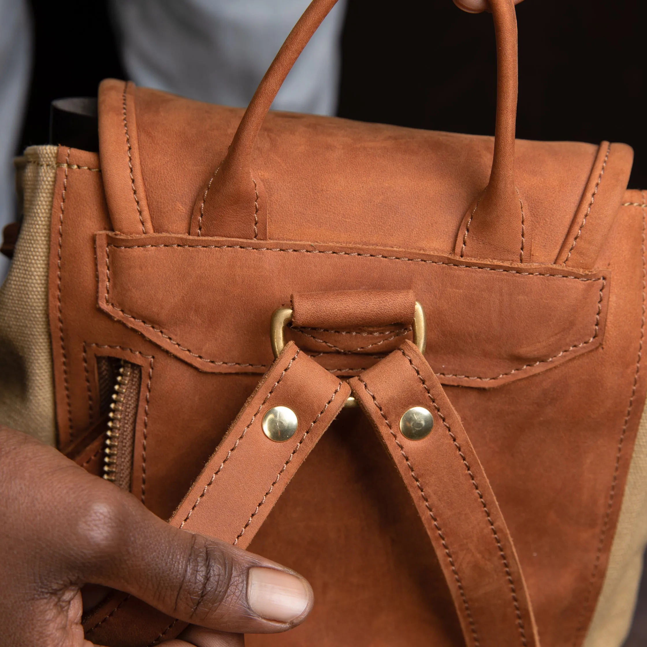 Canvas Cecilia Backpack