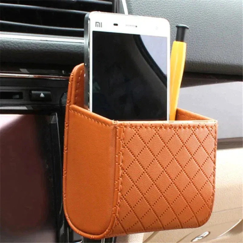 Car Seat PU Back Storage
