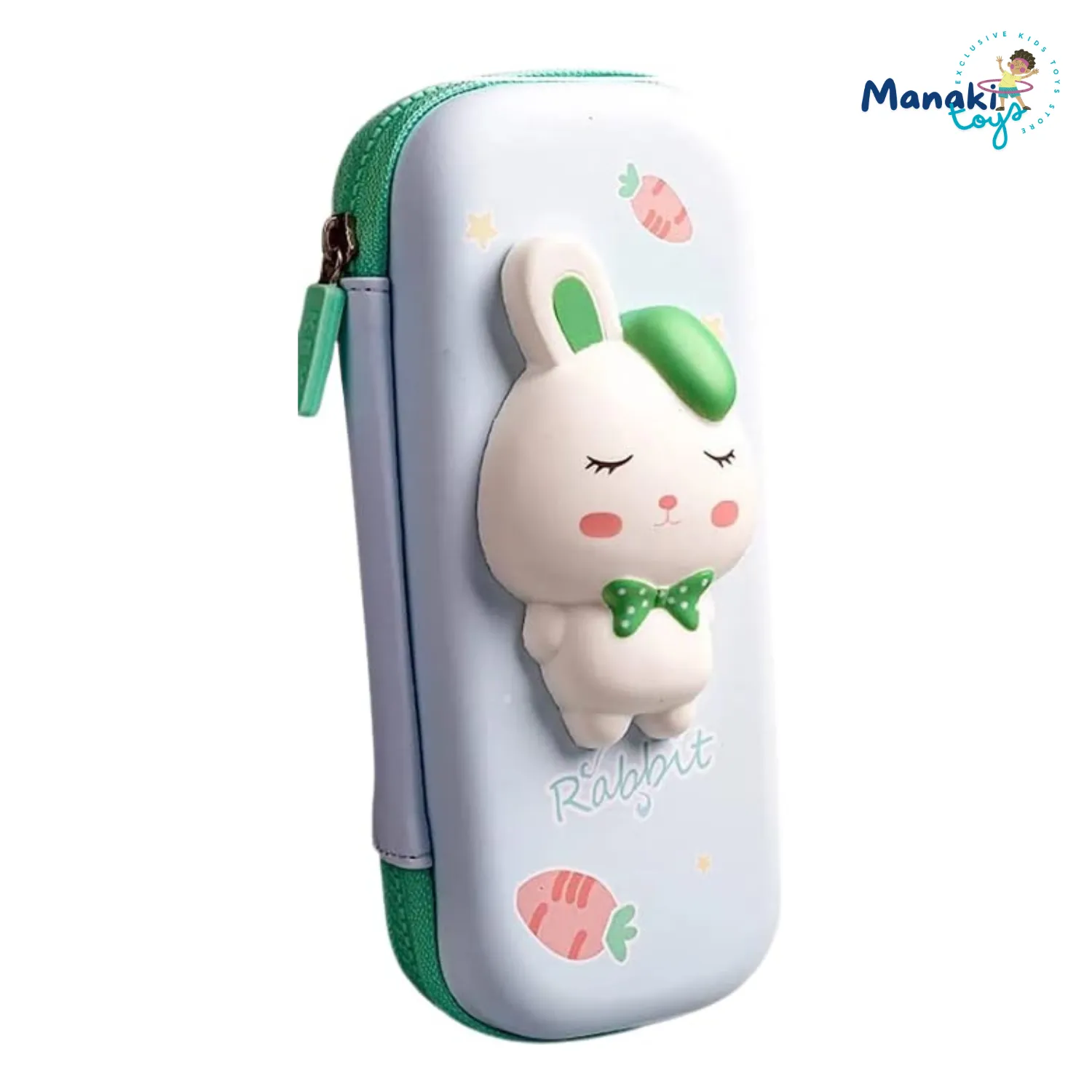 CARTOON THEME PENCIL CASE - 3D EVA PENCIL CASE POUCH, MULTIPURPOSE ZIPPER PENCIL CASE FOR KIDS, PEN AND PENCIL BAG FOR SCHOOL KIDS, GIRLS, STATIONERY STORAGE BOX