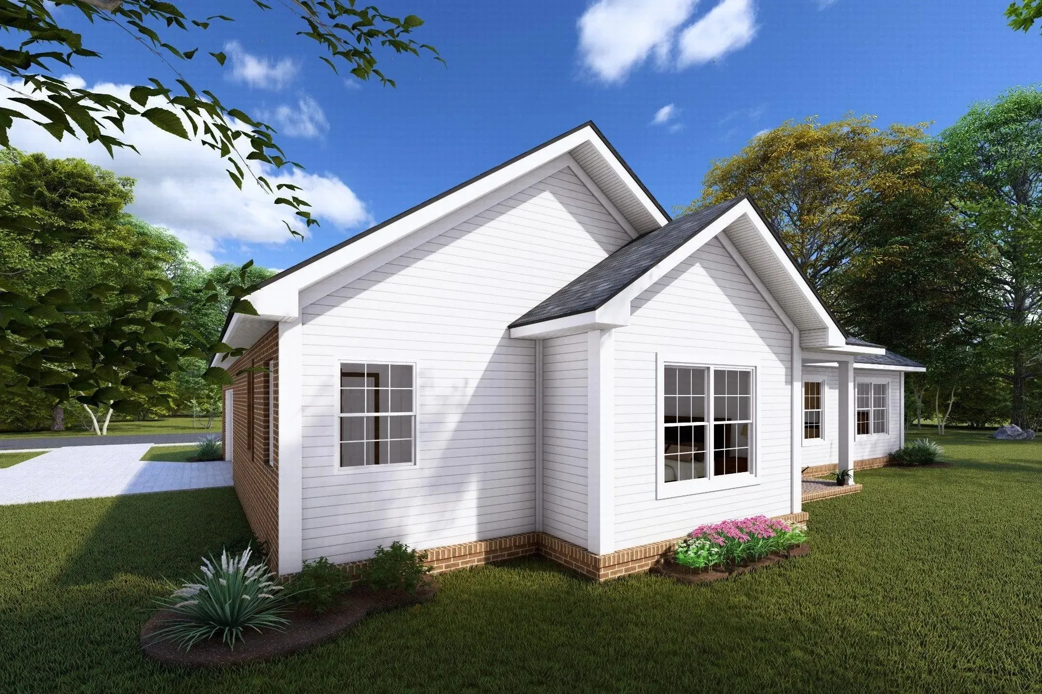 Charming 3-Bedroom Home with Inviting Porches and Spacious Garage