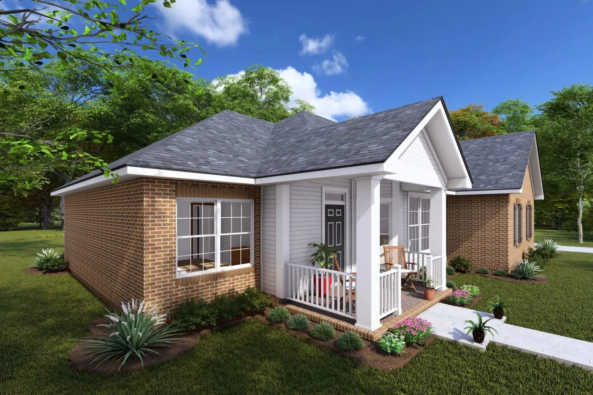 Charming 3-Bedroom Home with Inviting Porches and Spacious Garage