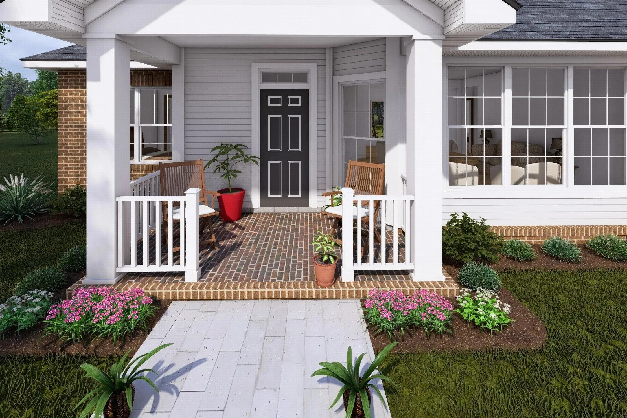 Charming 3-Bedroom Home with Inviting Porches and Spacious Garage