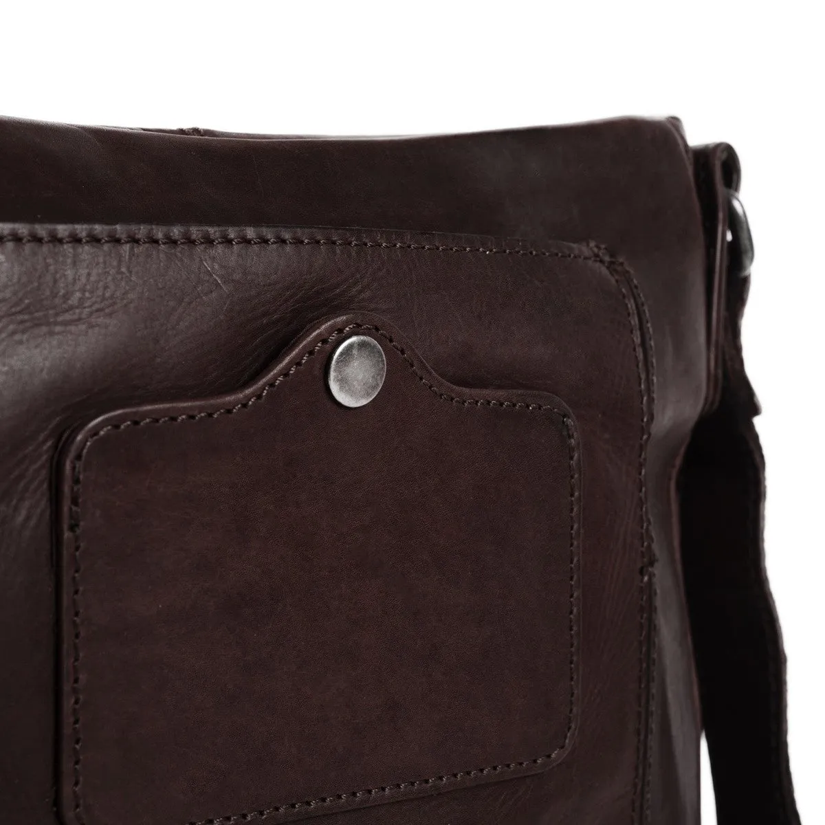 Chesterfield Bodin Leather Shoulder Bag | Brown