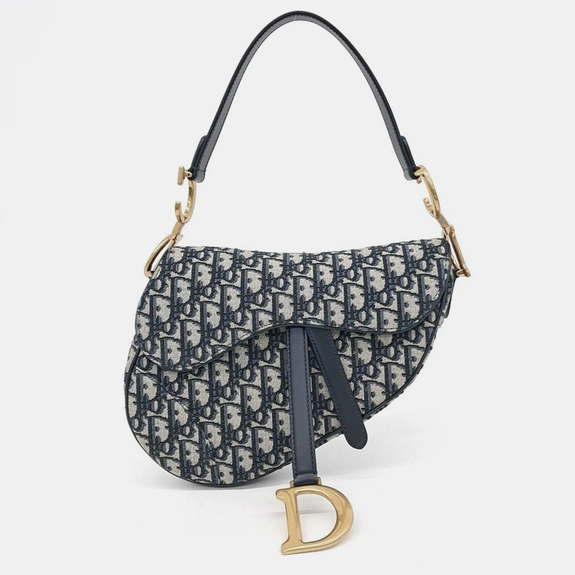 Christian Oblique Saddle Strap Bag