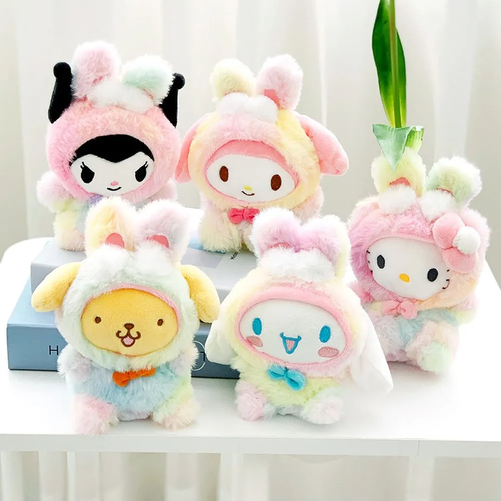 Cinnamoroll Rainbow Clip-On Plush