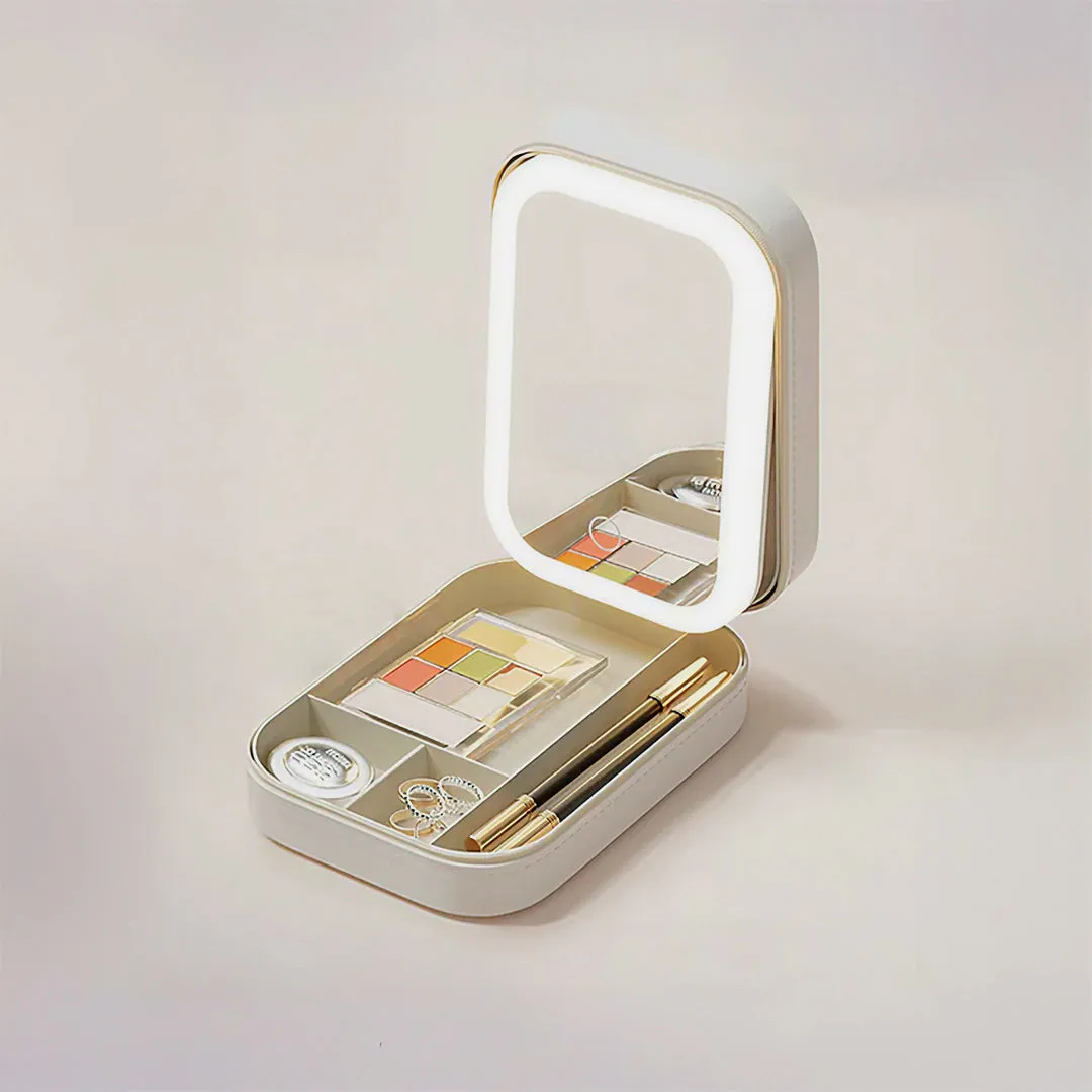 Clairé Makeup Mirror Case & Bag