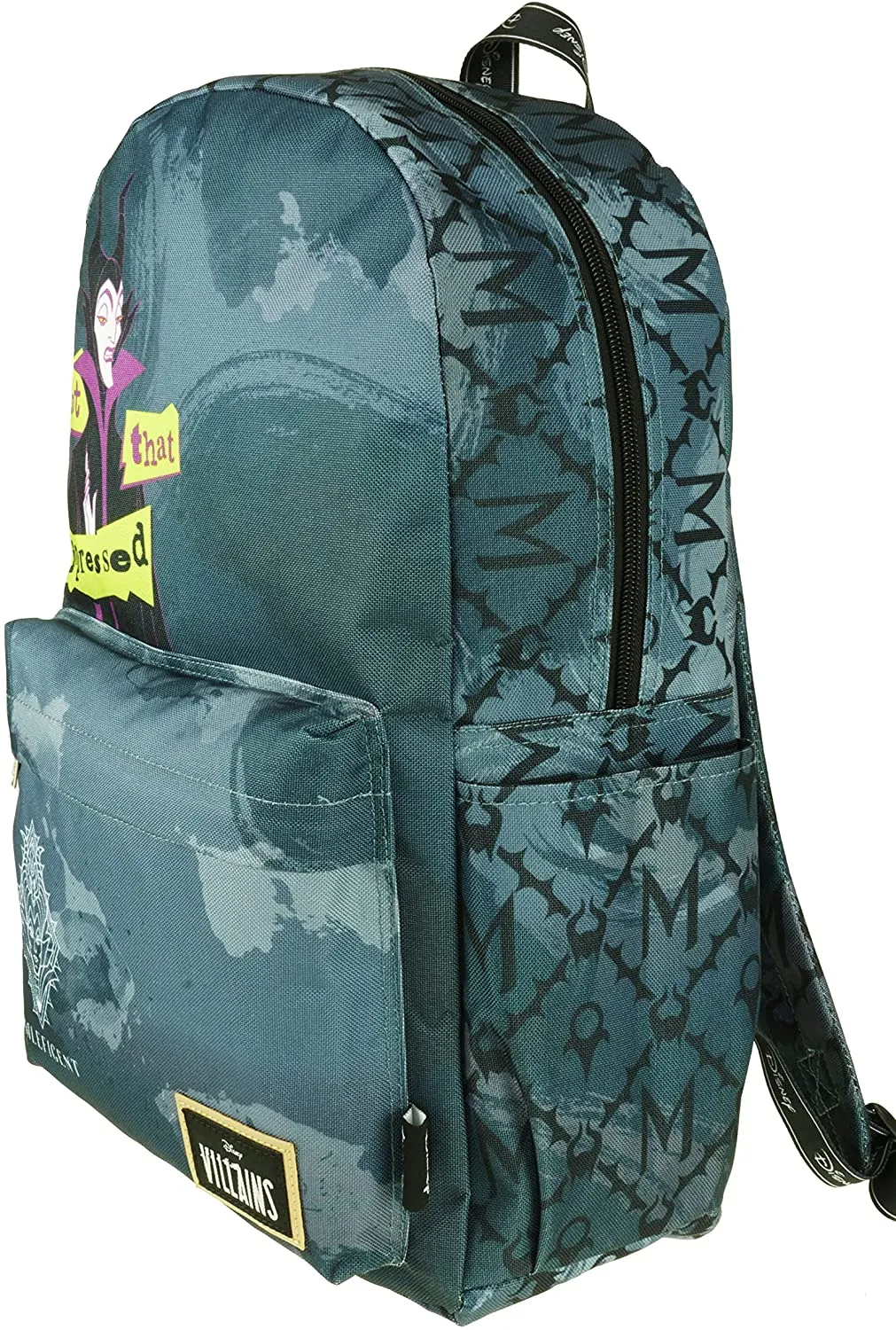 Classic Disney Villains - Maleficent Backpack with Laptop Compartment for School (Maleficent)